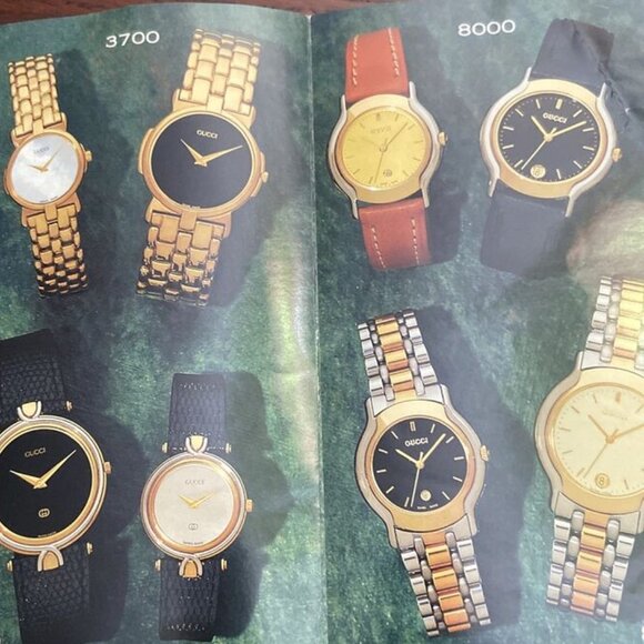 Gucci 8000M Gold & Silver Swiss Made Timepiece - Picture 7 of 16